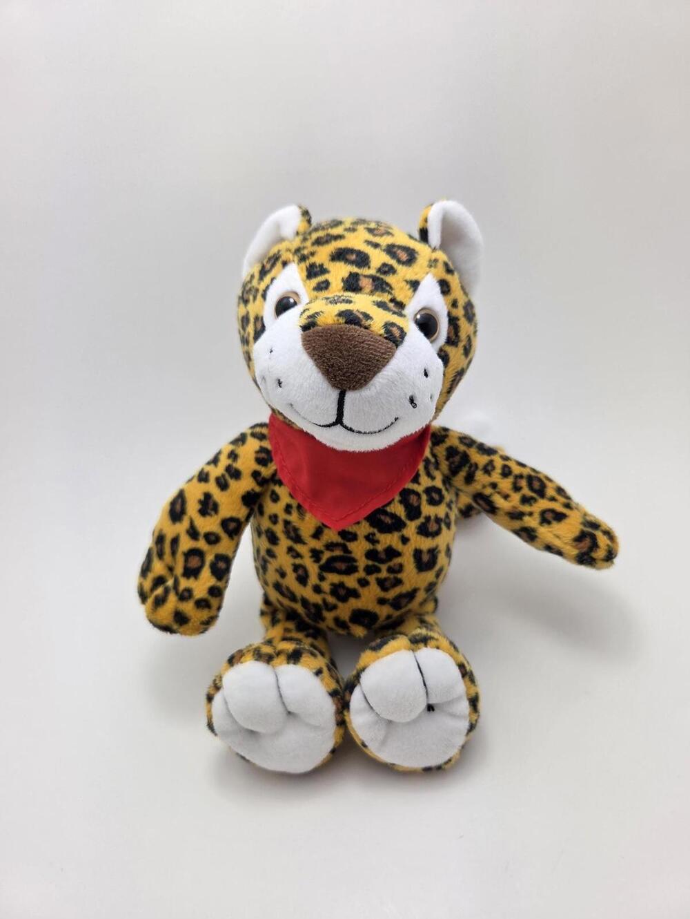 Vintage Kinder Leopard Plush with No Tag, Dragon Plush (6 inch)